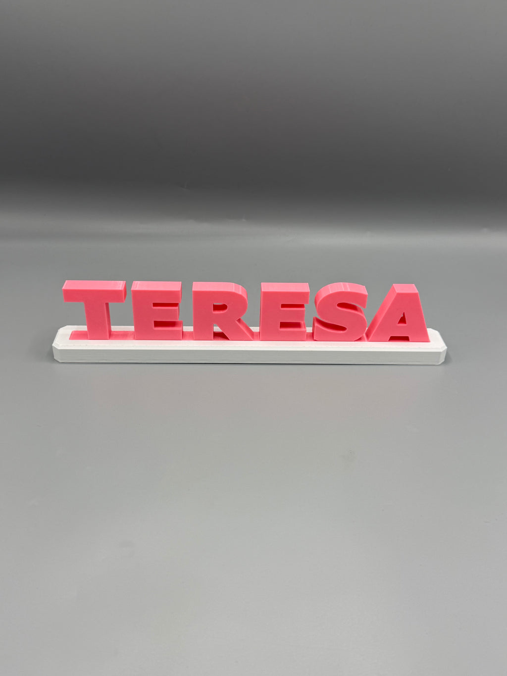3D Printed Personalised Name Stand | Custom Name & Message