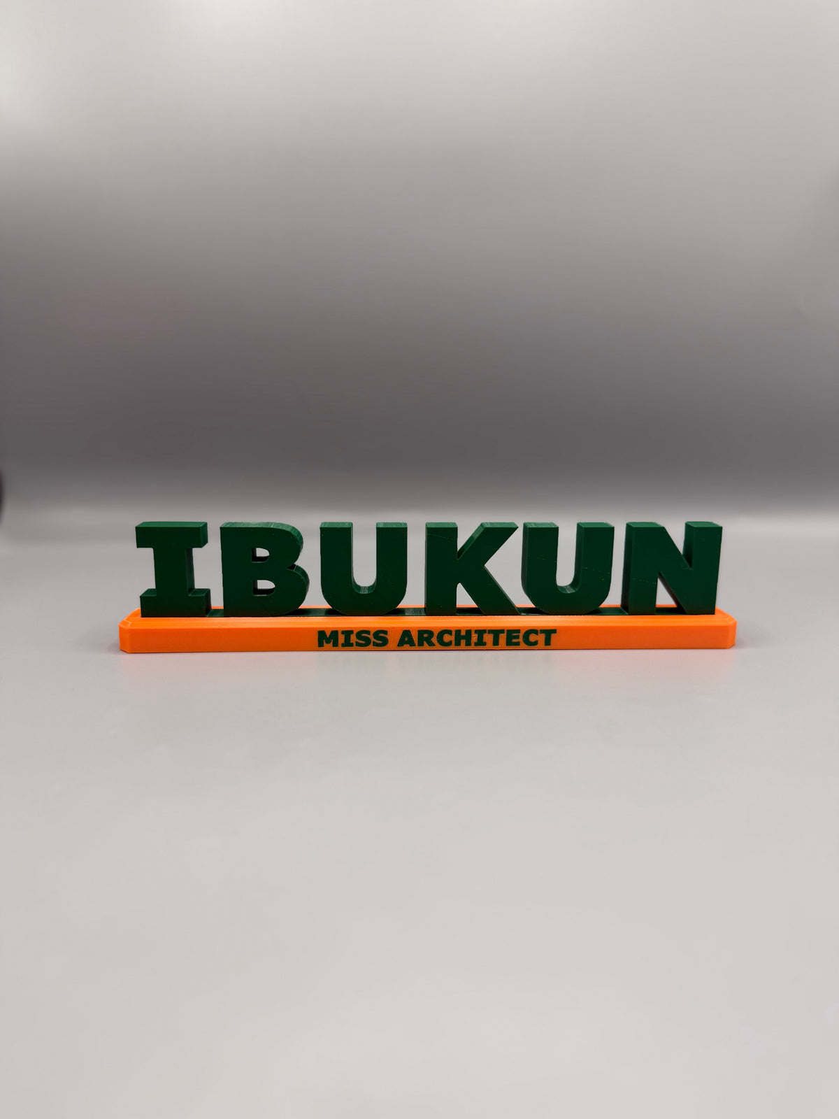 3D Printed Personalised Name Stand | Custom Name & Message