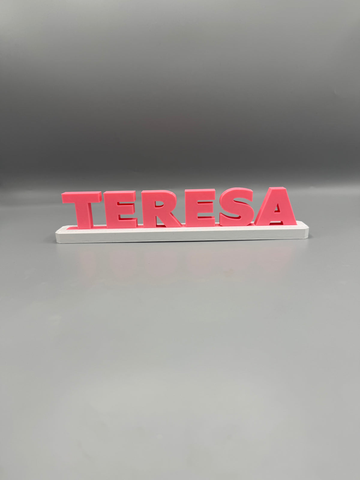 3D Printed Personalised Name Stand | Custom Name & Message
