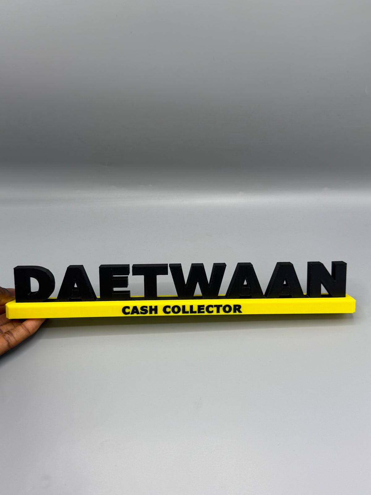 3D Printed Personalised Name Stand | Custom Name & Message