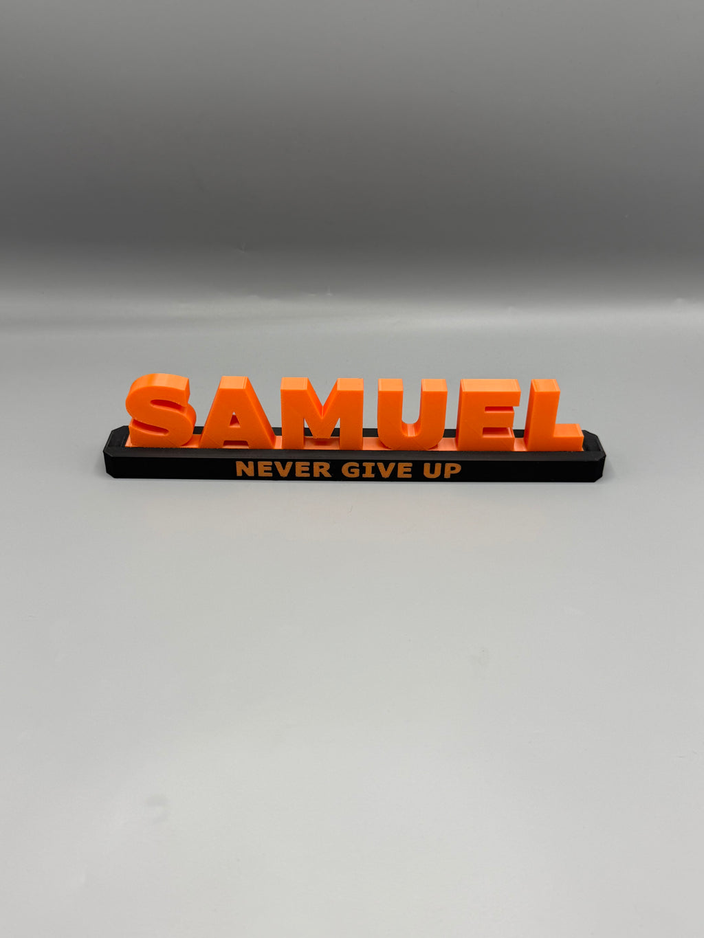 3D Printed Personalised Name Stand | Custom Name & Message