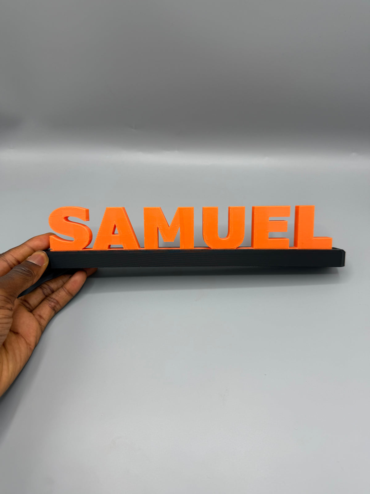 3D Printed Personalised Name Stand | Custom Name & Message