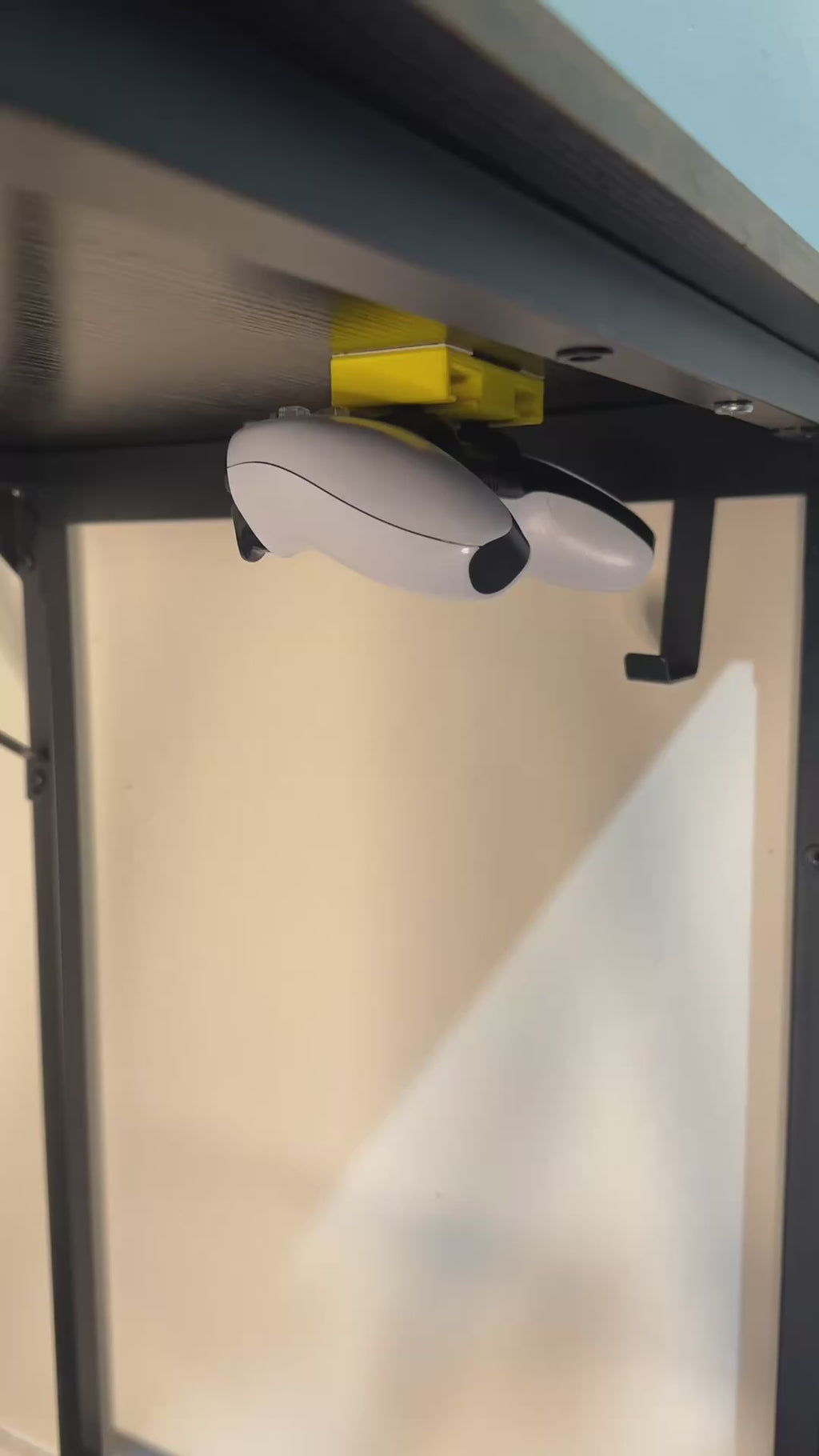 Under Desk Controller Mount I PS4/PS5 and Xbox Controller Mount